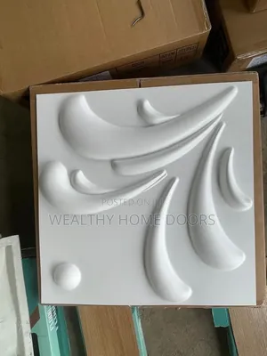 3D Geometric Diamond-Patterned PVC Wall Panel