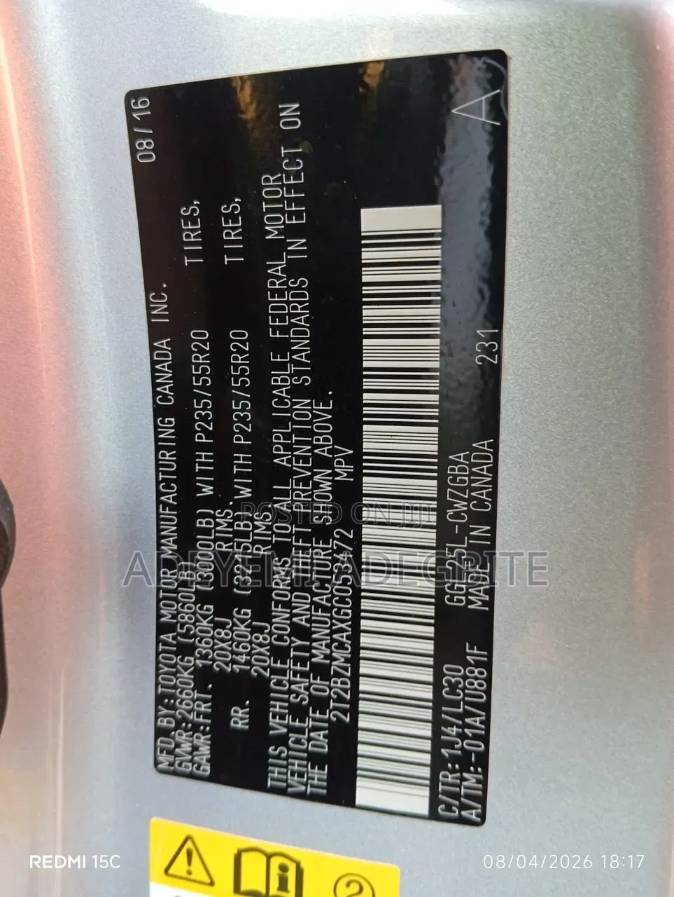 Lexus RX 2016 Silver