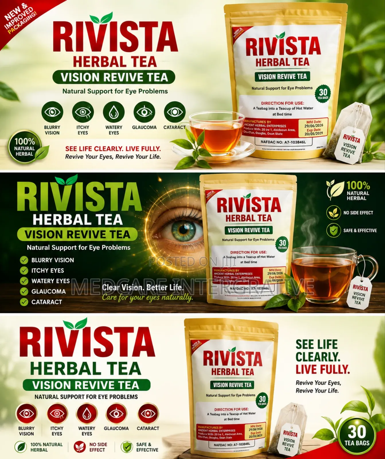 Rivista Herbal Tea Vision Revive