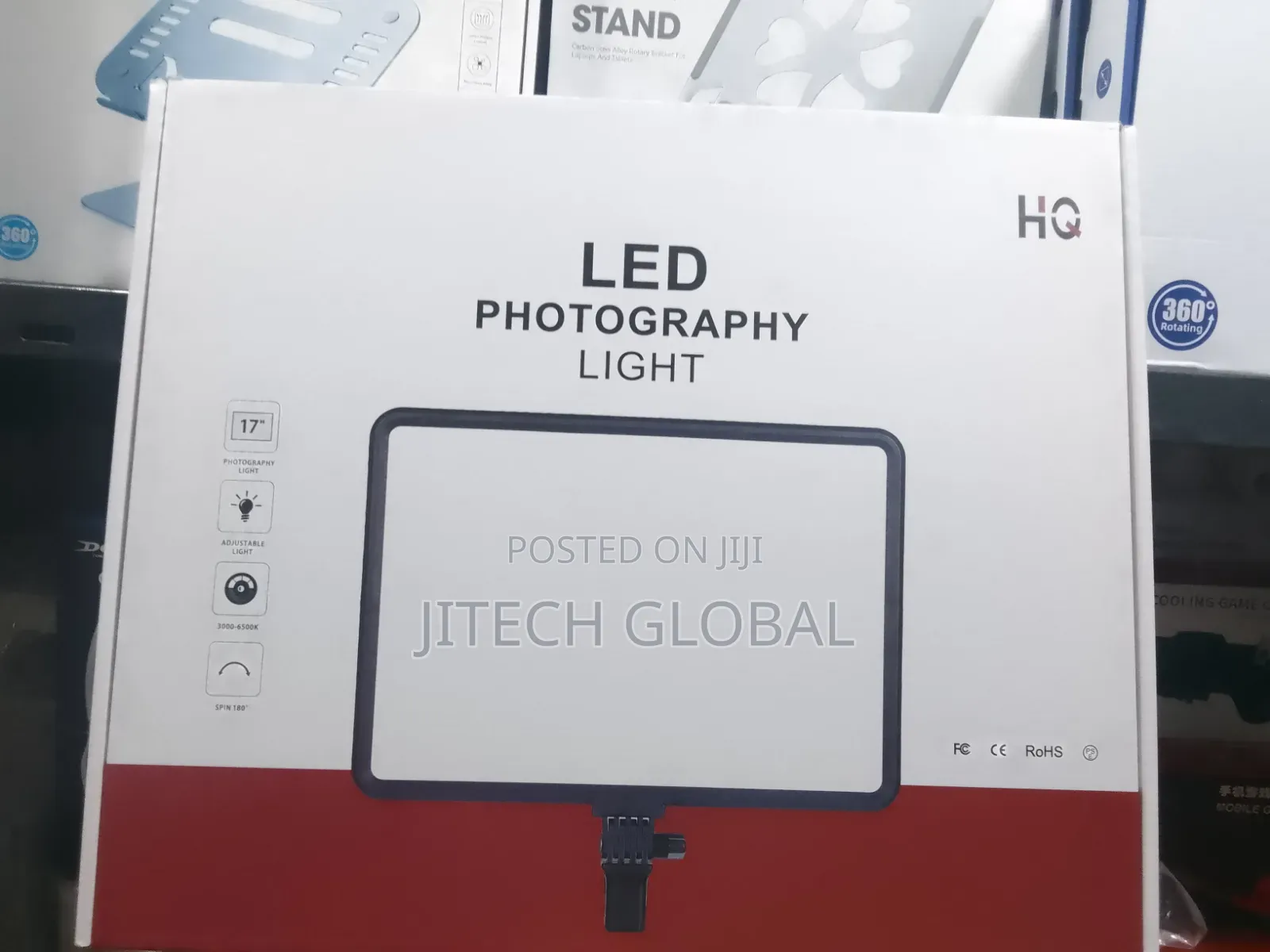 Led Photography Light 17"adjustable 3000-