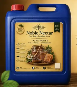 Noble Nectar Premium Raw Honey 10L Jerry Can | Pure Natural Honey