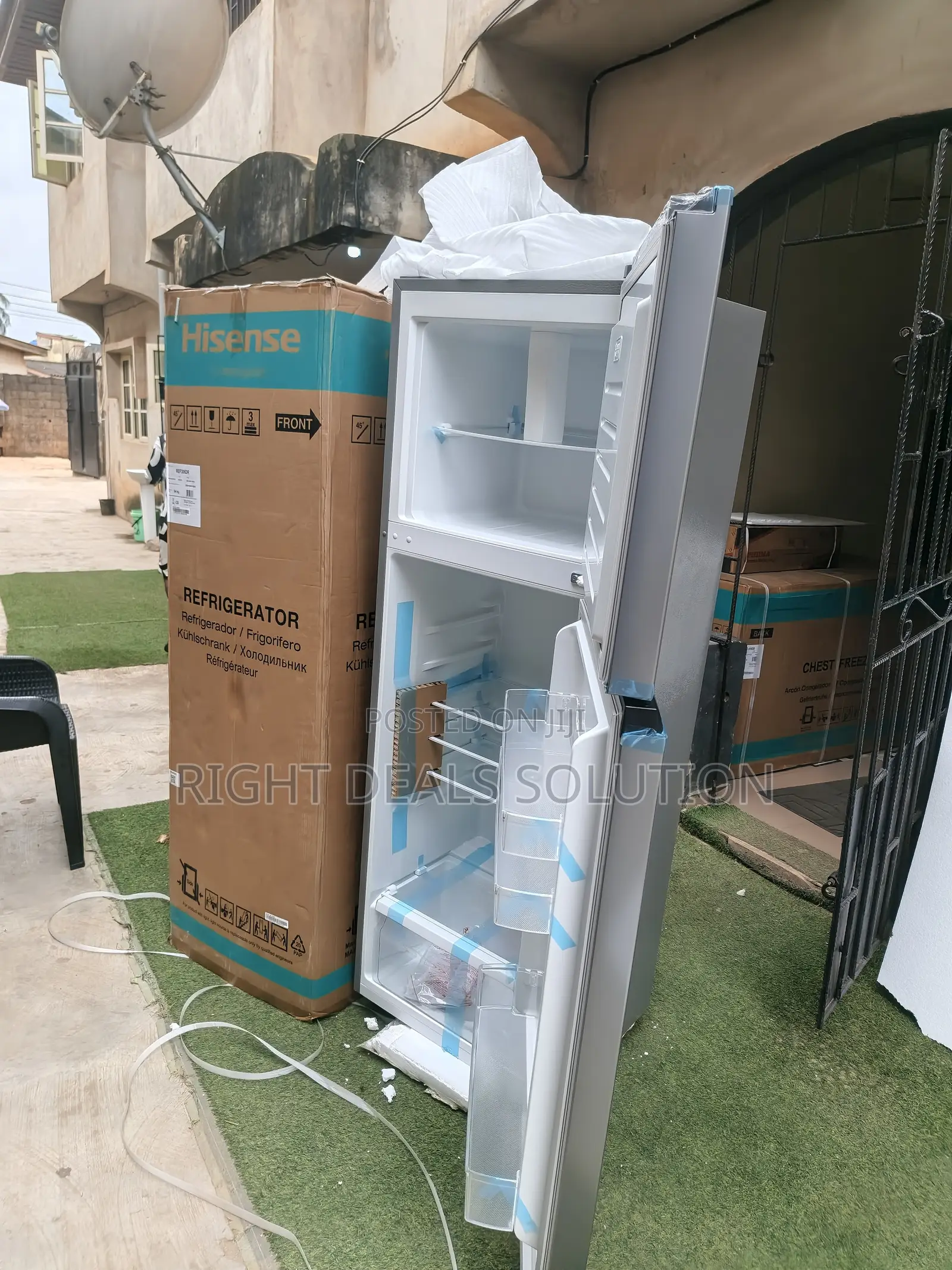 Hisense Modern Double Door Fridge