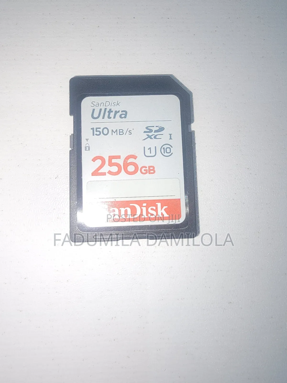 San Disk Ultra Camera Memory Card