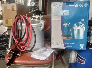 Wufu Professional Paint Air Spray Gun System(PC-001)with Pressure Pot