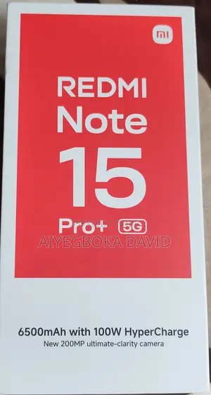 Xiaomi Redmi Note 15 Pro+ 256 GB Black