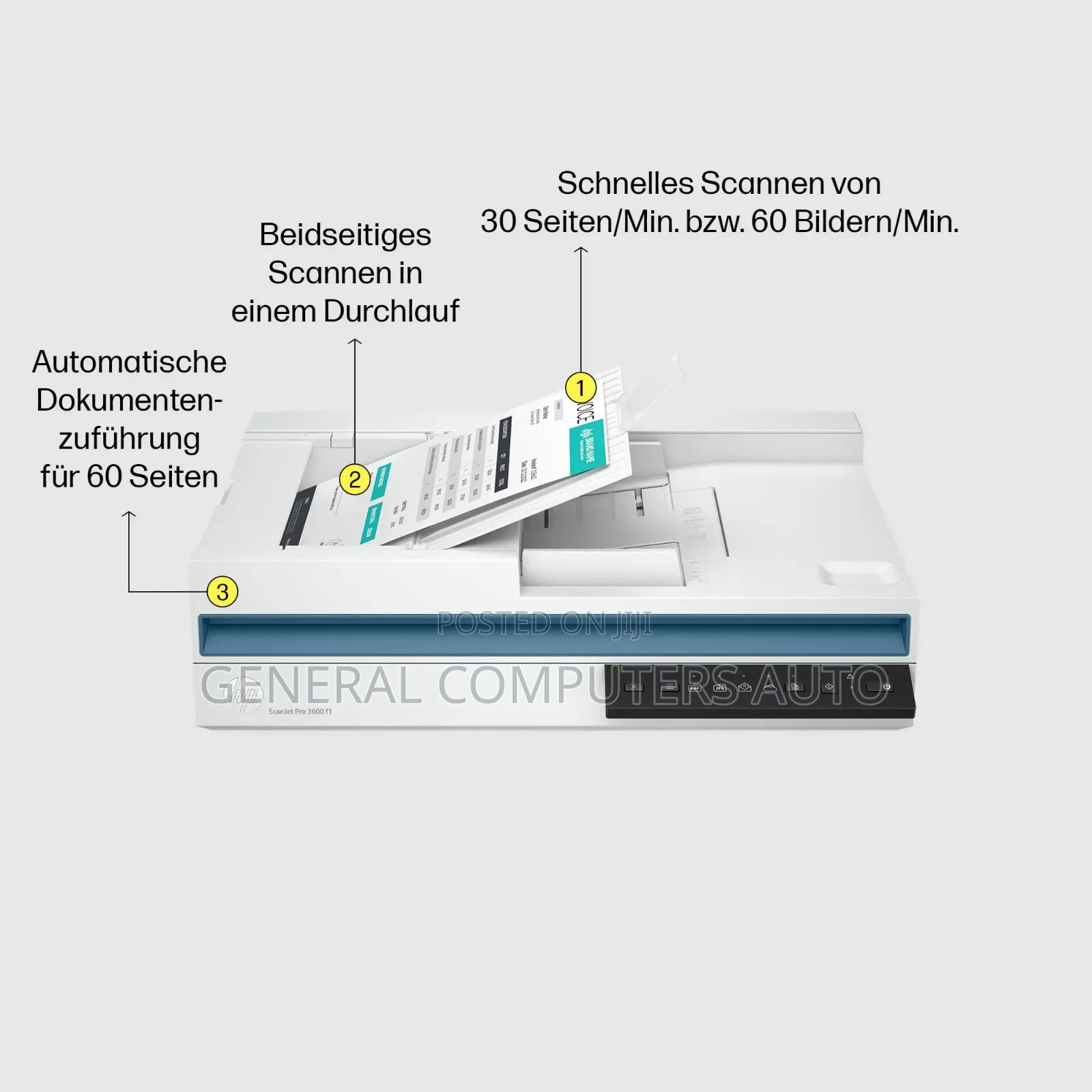 HP Scanjet Pro 3600 F1 Scanner