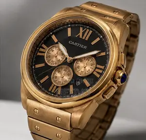 Gold Luxury Wristwatch - Cartier Inspired