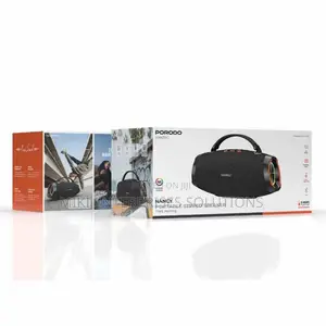 Porodo Soundtec Nancy Portable Stereo Speaker TWS Pairing - Black