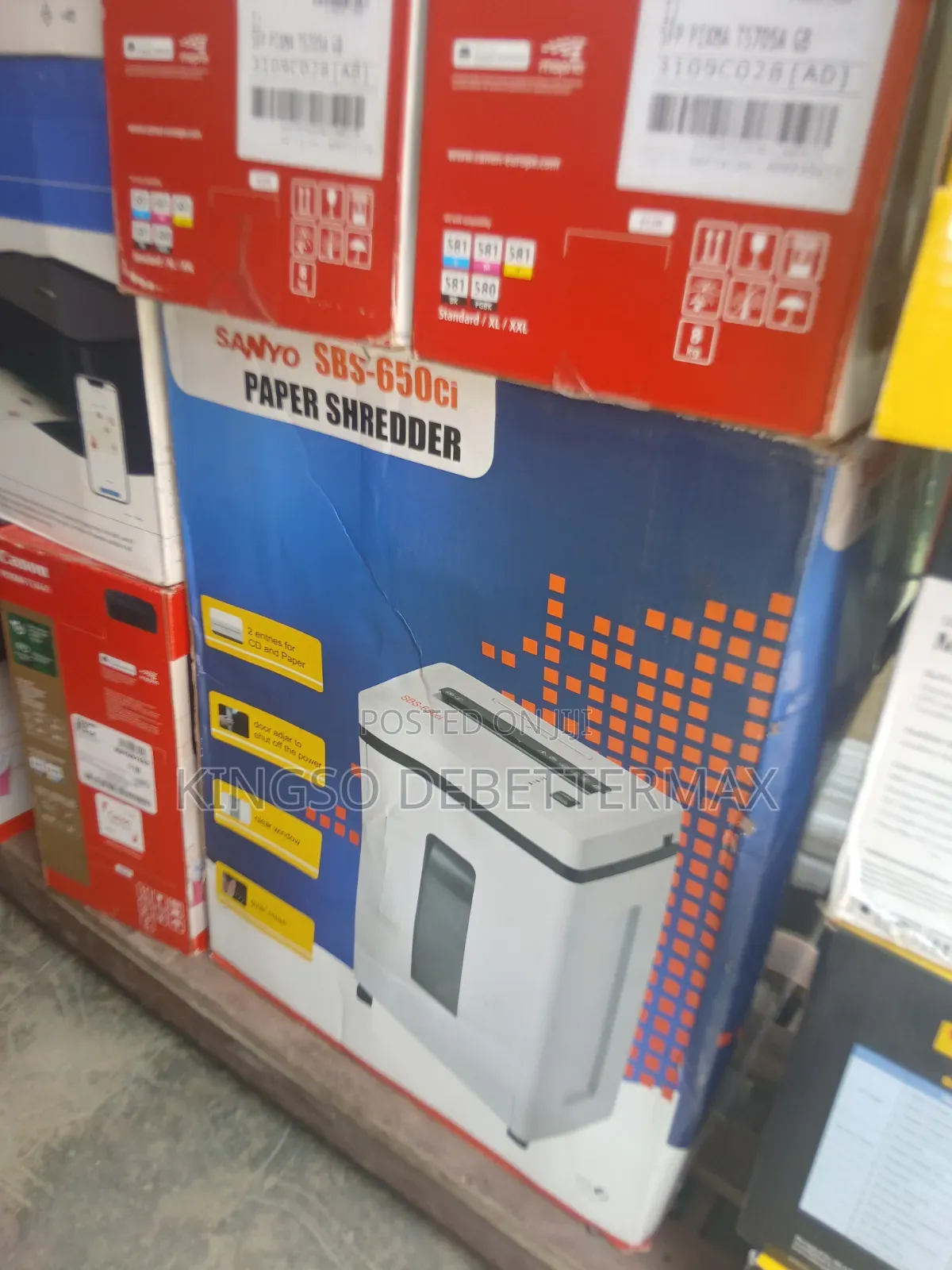 Sanyo Paper Shredder SBS-650ci