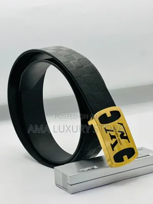 Genuine Leather Designer Luxury Men Leather Belt–Durable HighQuality