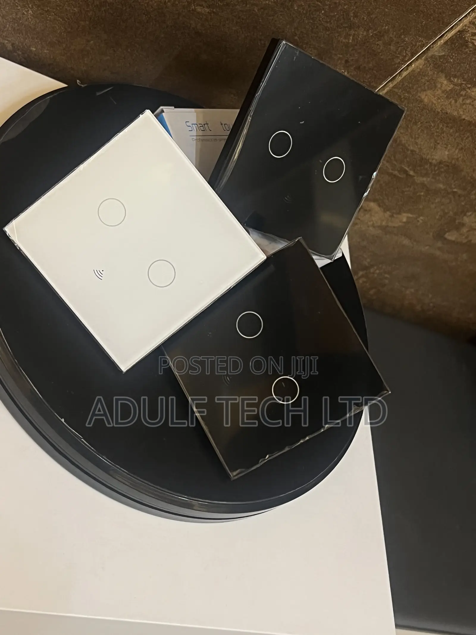 2-Gang Smart Touch Wi-Fi Switch | App Remote Control