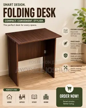 Compact Foldable Working Desk
