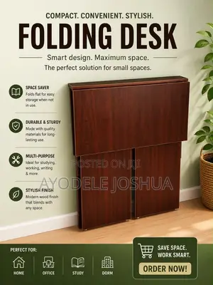 Compact Foldable Working Desk