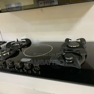 Polystar 4+1 Stainless Gas Cooker – Durable, Stylish Reliable