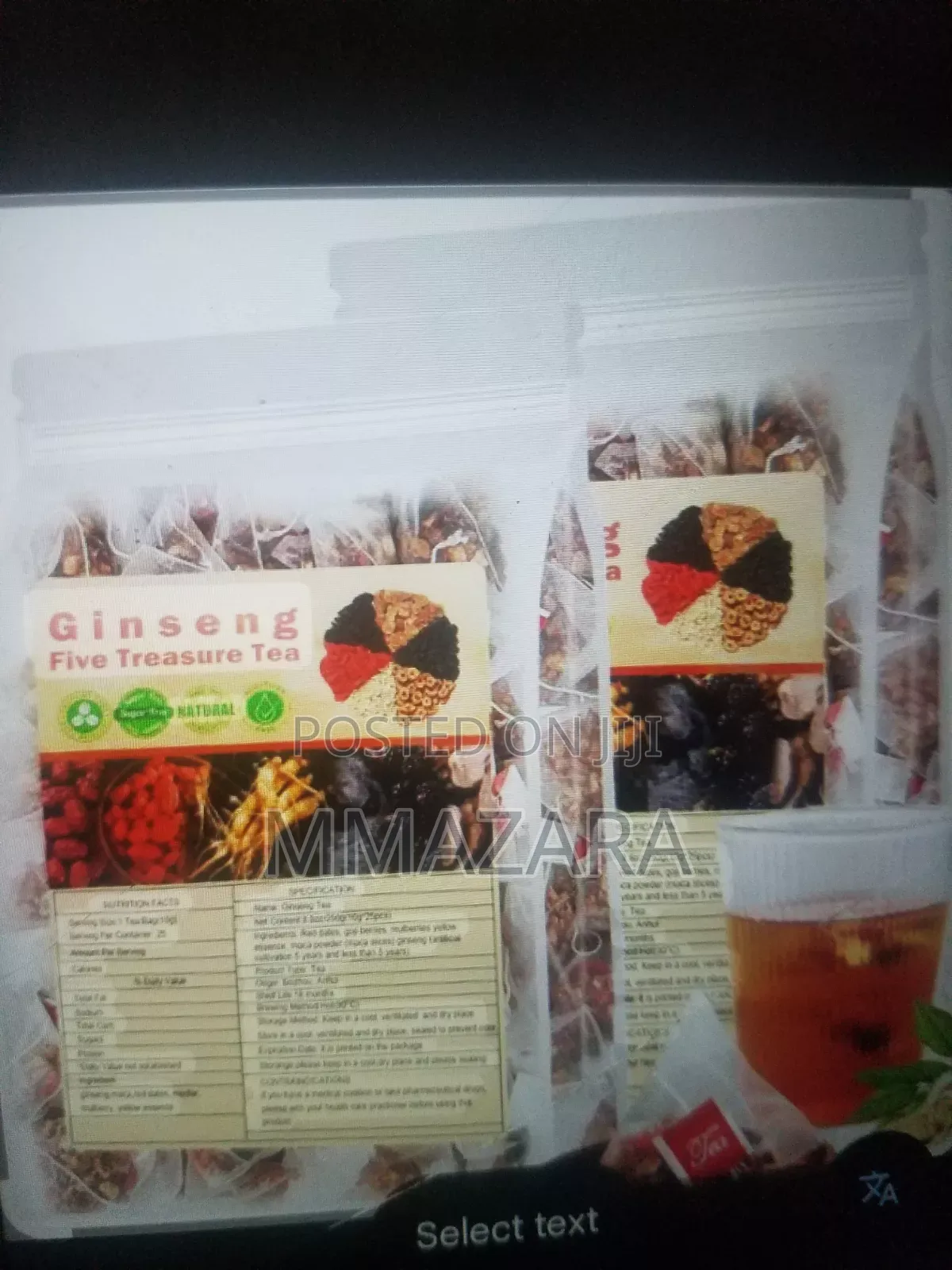 Ginseng Five Treasure Tea