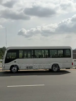 New Toyota Coaster 2025 White