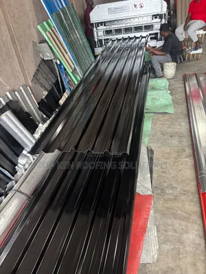 0.58 T/Black Oven Baked Aluminium Sheet