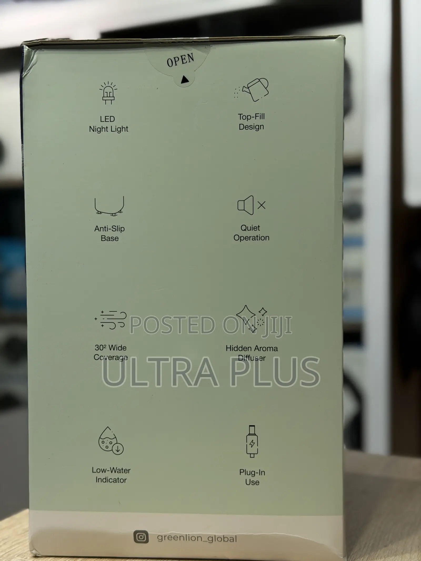 Green Lion Spring Mist Air Humidifier - White