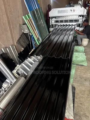 0.58 T/Black Oven Baked Longspan Aluminium Sheet