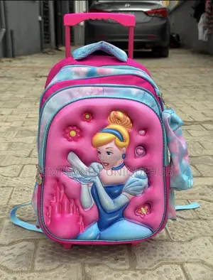 Princess Trolley School Bag