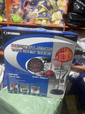 Basketball Stands With Dart Target