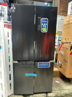 Bruhm 502L 4 Door Side by Side Fridge Freezer, No Frost Inverter