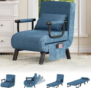 3in1 Convertible Sofa Bed and Chair Note:-With Single Pillow