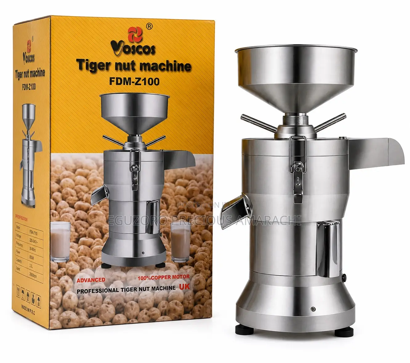 Voscos Tigernut Extractor Machine