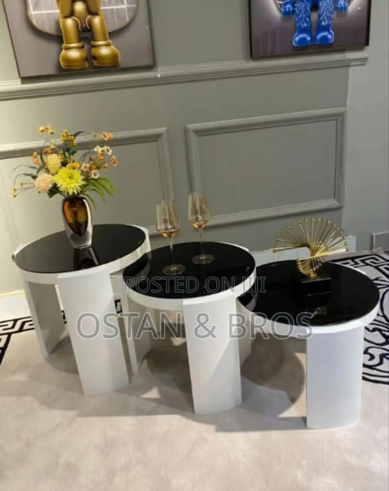 3in 1 Portable Glass Table