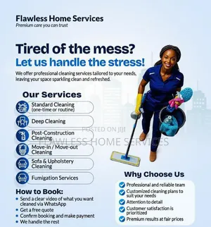 Flawless Home Services – Cleaning, Fumigation, Sofa Laundry in Abraka