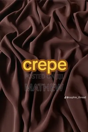 Plain Crepe and Jokonso Fabrics for Sale at Affordable Price