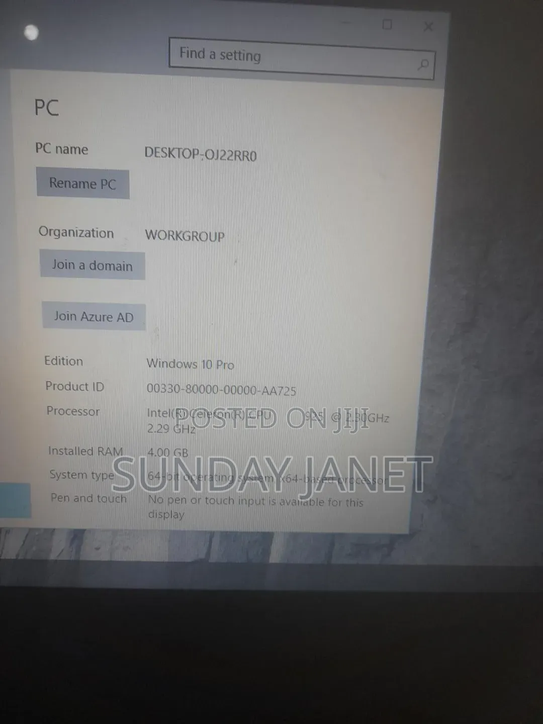 Laptop Dell Inspiron 14 6GB Intel Celeron HDD 128GB