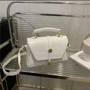 Pure Button Leather Bag