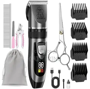 Pet Hair Clipper With Scissors, Comb and Nail Clippers