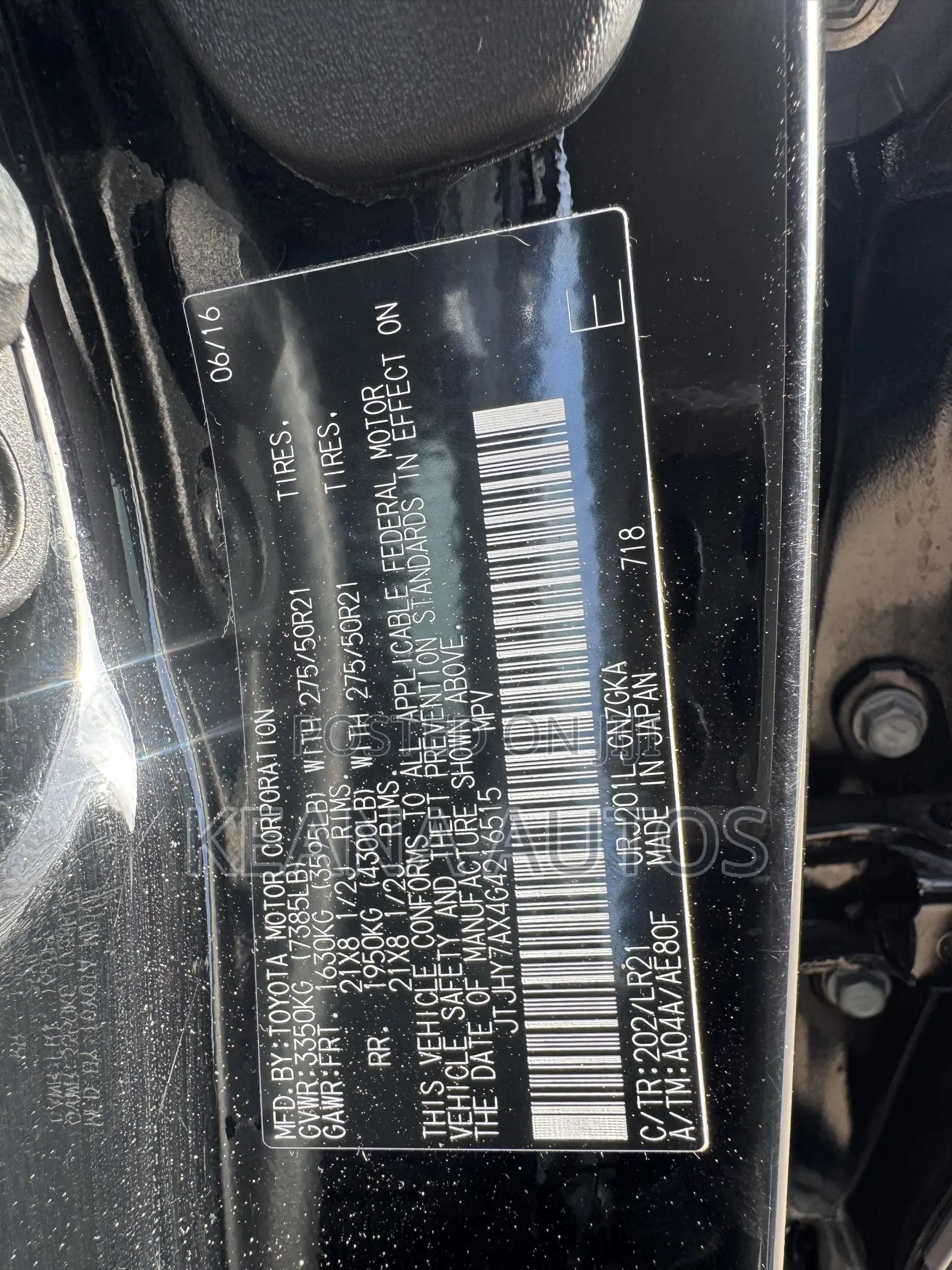 Lexus LX 570 AWD 2017 Black
