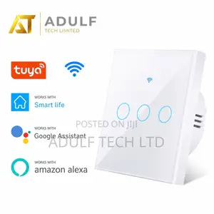3 Gang Smart Touch Wi-Fi / Remote / App Controlled Switch