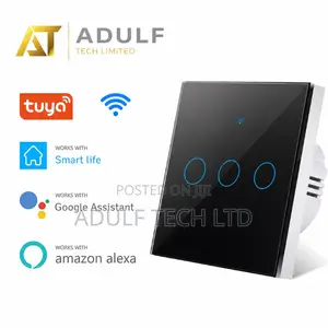 3 Gang Smart Touch Wi-Fi / Remote / App Controlled Switch