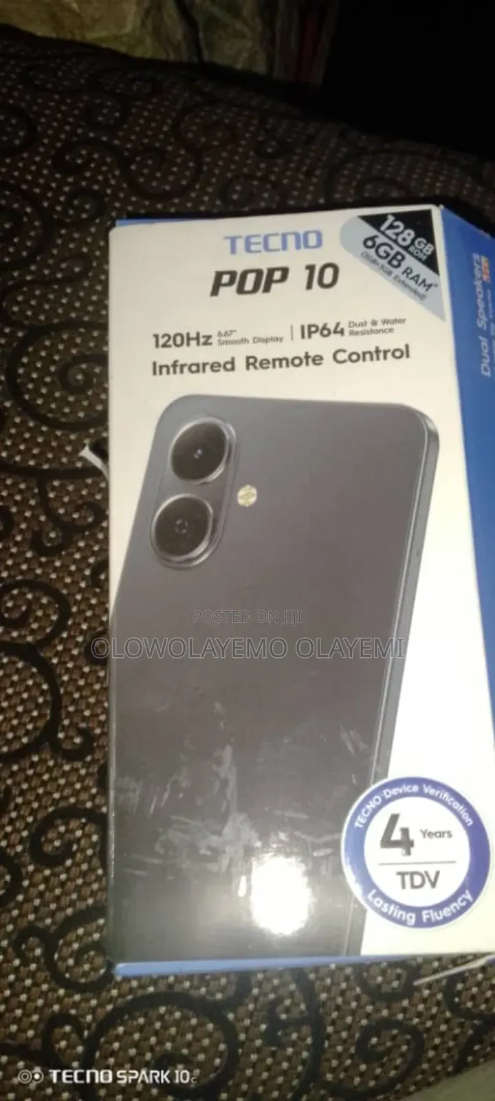 Tecno Pop 10 128 GB Gray