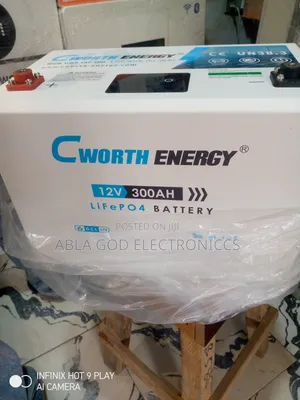 Cworth Energy 12v 300AH(3.84kwh Lifepo4 Lithium Battery.