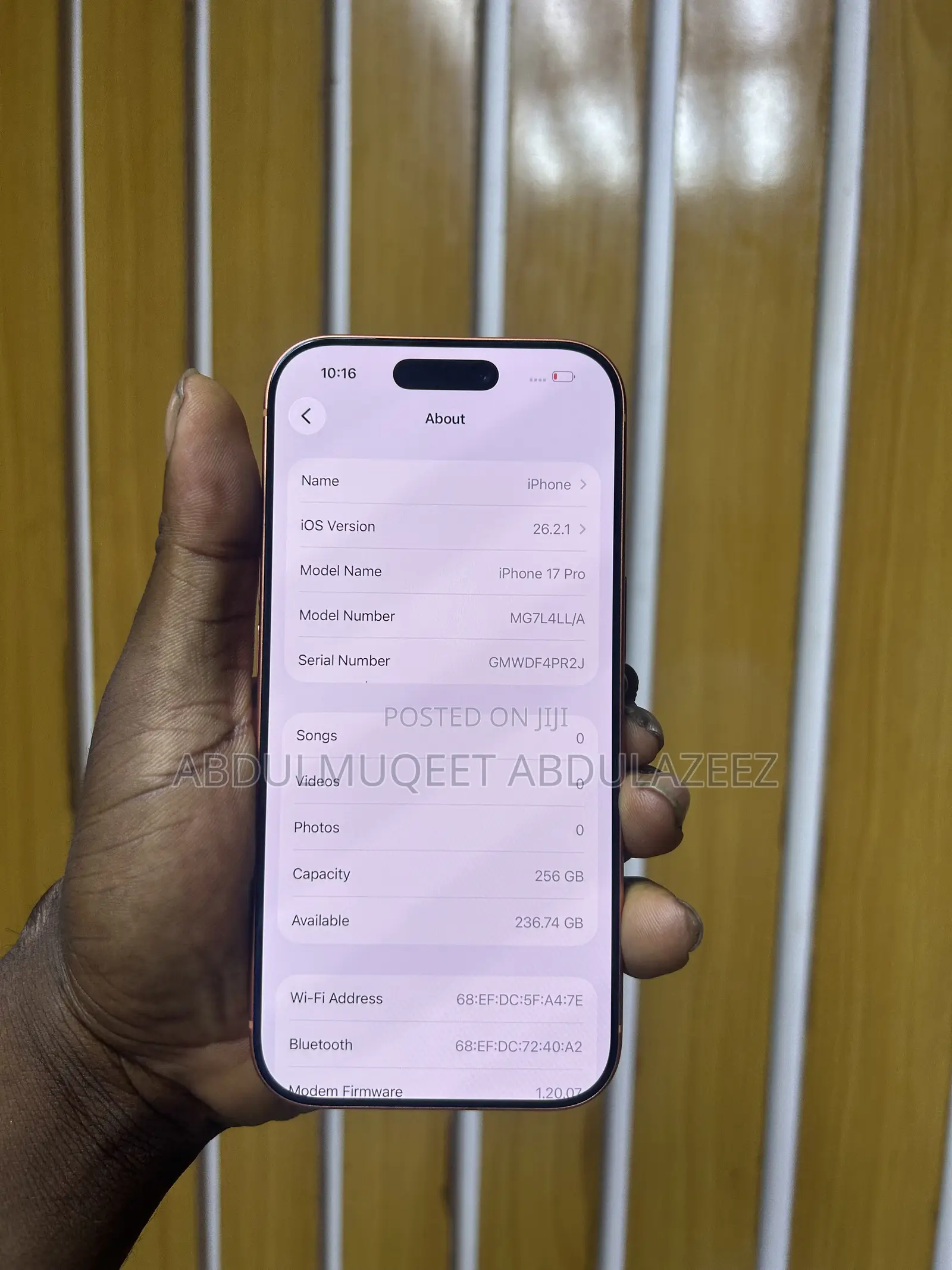 Apple iPhone 17 Pro 256 GB Orange