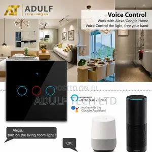 1-Gang Smart Touch Wi-Fi Switch | App Remote Control