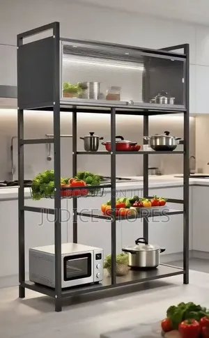 Multi-Tiered Multifunctional Storage Rack With Cover