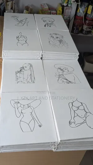 Pre-Drawn Canvas