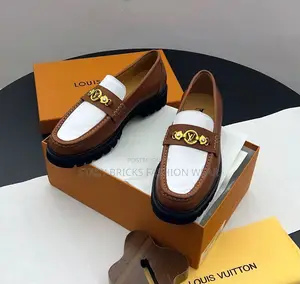 Louis Vuitton Loafers Now Available “Brown N White