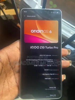 Vivo iQOO Z10 Turbo Pro 256 GB White