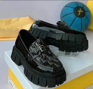 Fendi Luxury Lug Sole Loafers