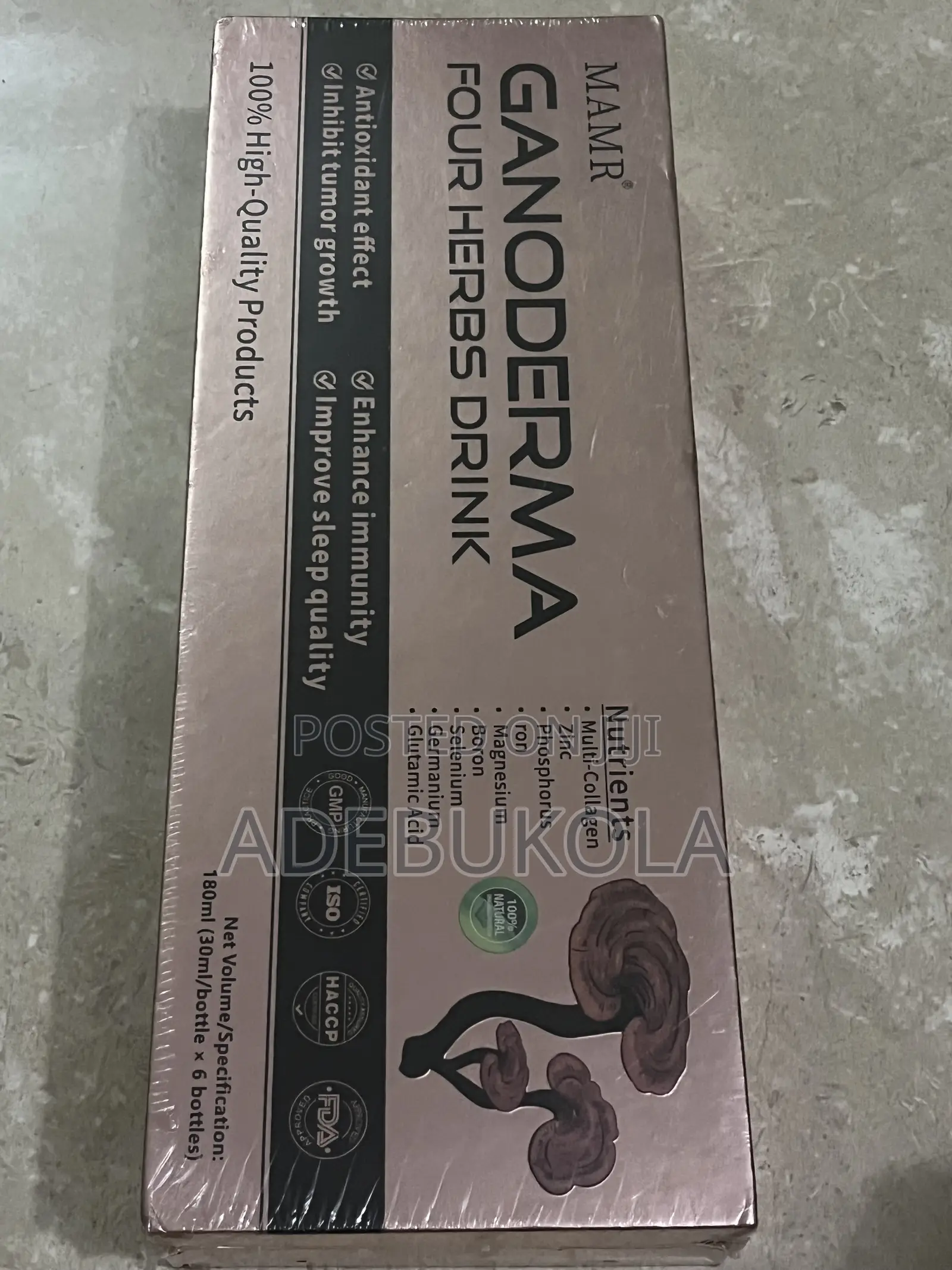 Ganoderma Medicinal Mushroom Herb Drink