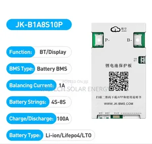 Jk-B1a8s10p Jikong 4s-8s 100a Smart Bluetooth Lithuim Battery BMS