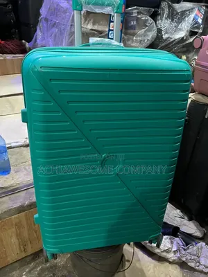 Green Big Unbreakable Rubber Luggage