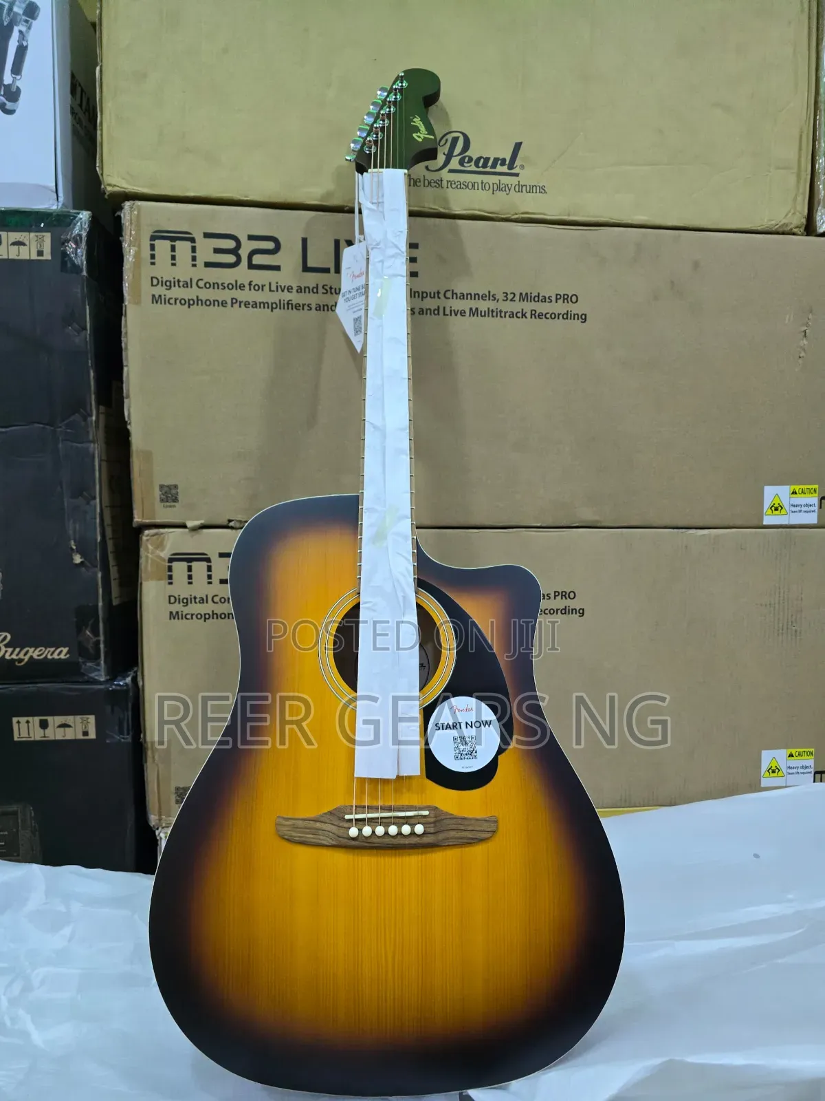 Fender Acoustic-Electric Guitar CA Debut Redondo CE Sunburst
